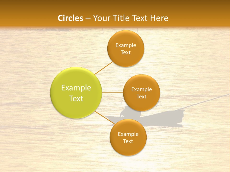 A Person In A Boat On A Body Of Water PowerPoint Template