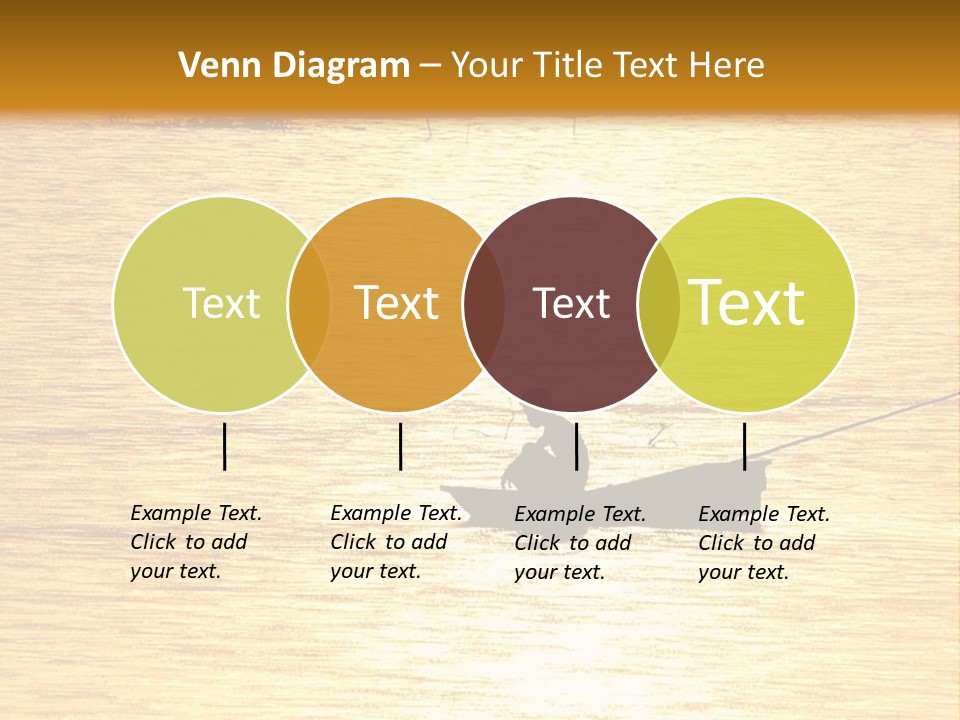 A Person In A Boat On A Body Of Water PowerPoint Template