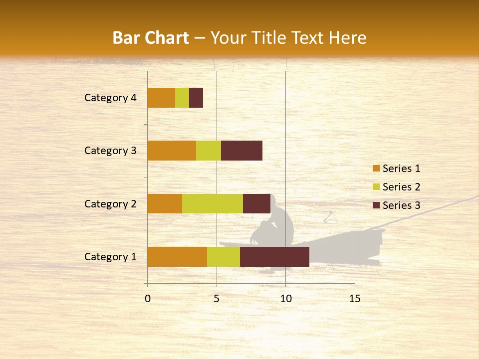 A Person In A Boat On A Body Of Water PowerPoint Template