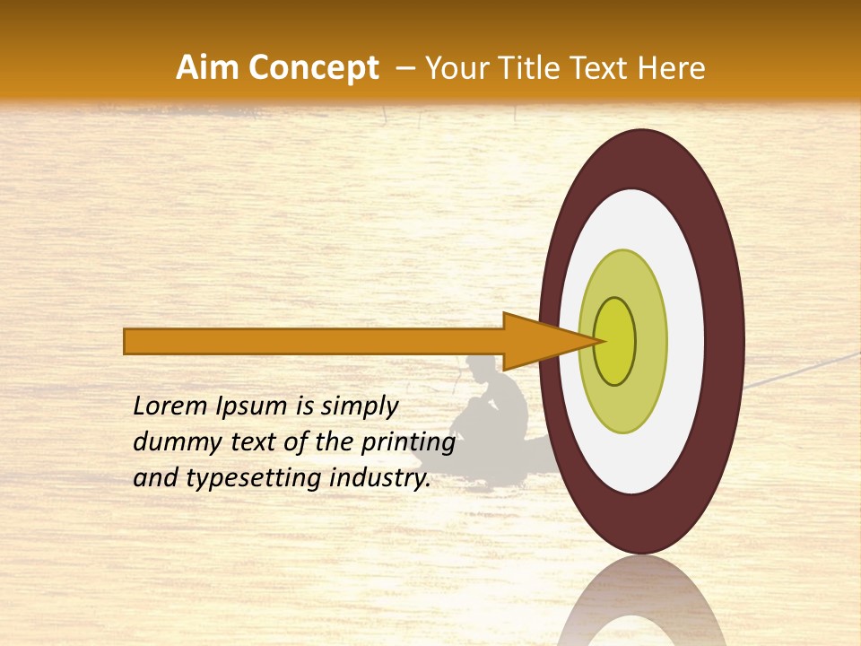 A Person In A Boat On A Body Of Water PowerPoint Template