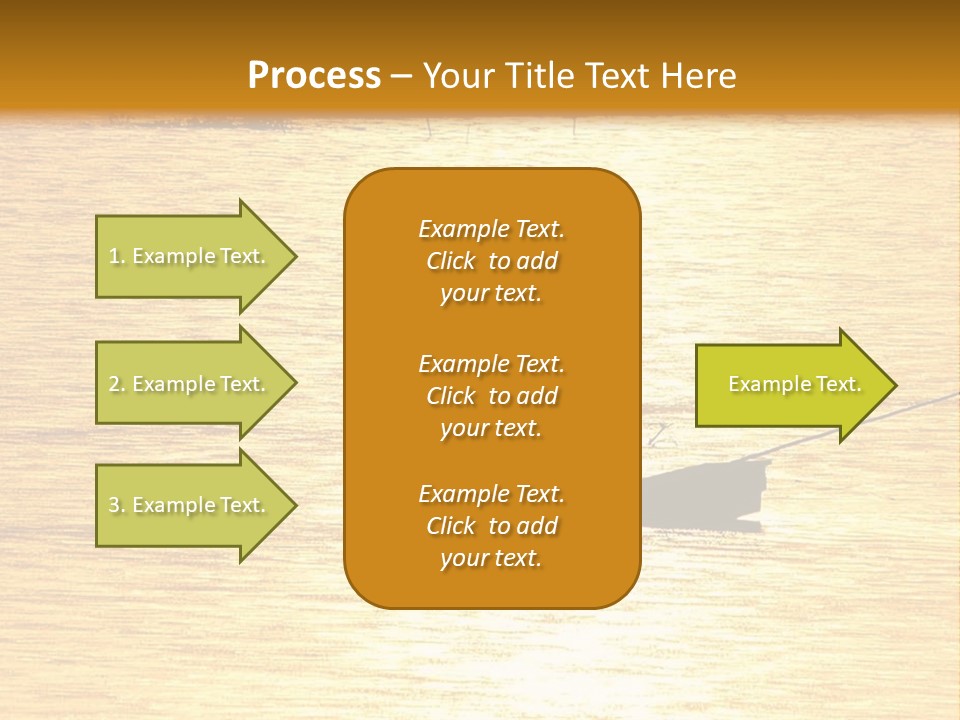 A Person In A Boat On A Body Of Water PowerPoint Template