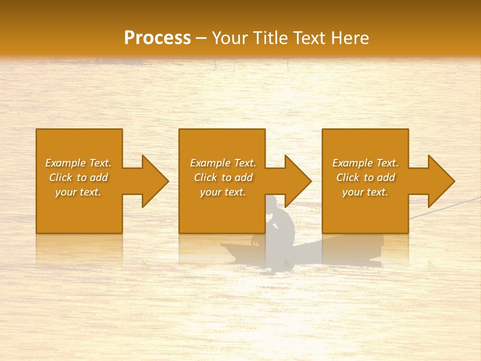 A Person In A Boat On A Body Of Water PowerPoint Template