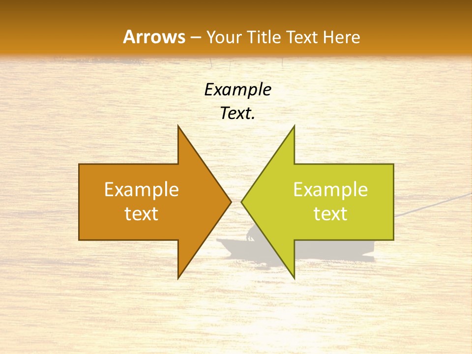 A Person In A Boat On A Body Of Water PowerPoint Template