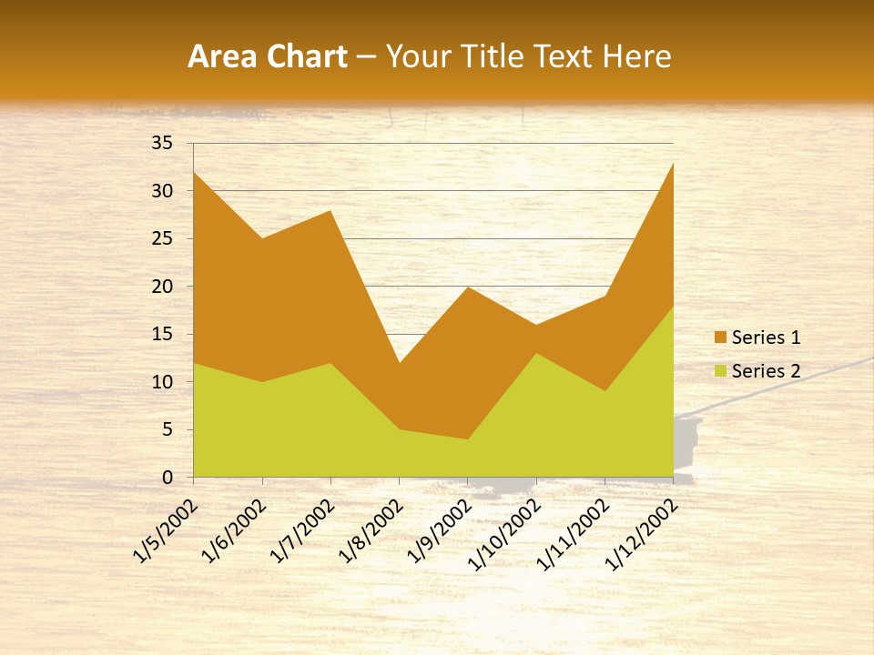 A Person In A Boat On A Body Of Water PowerPoint Template