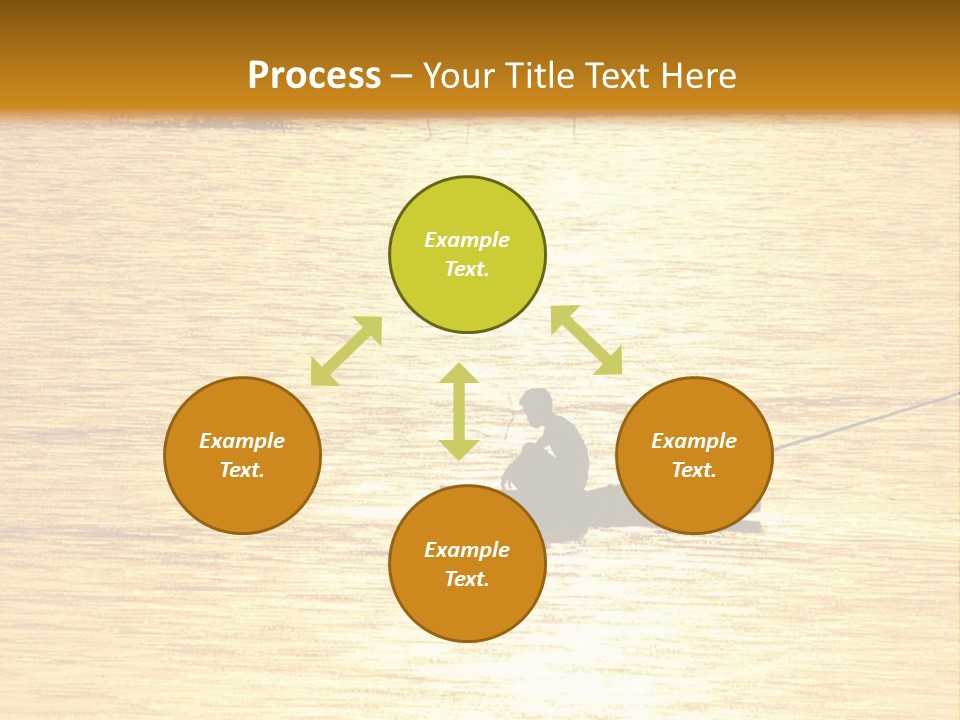 A Person In A Boat On A Body Of Water PowerPoint Template