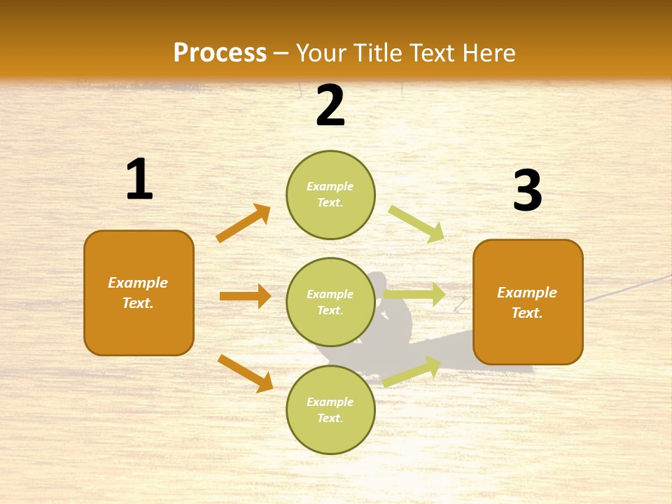 A Person In A Boat On A Body Of Water PowerPoint Template