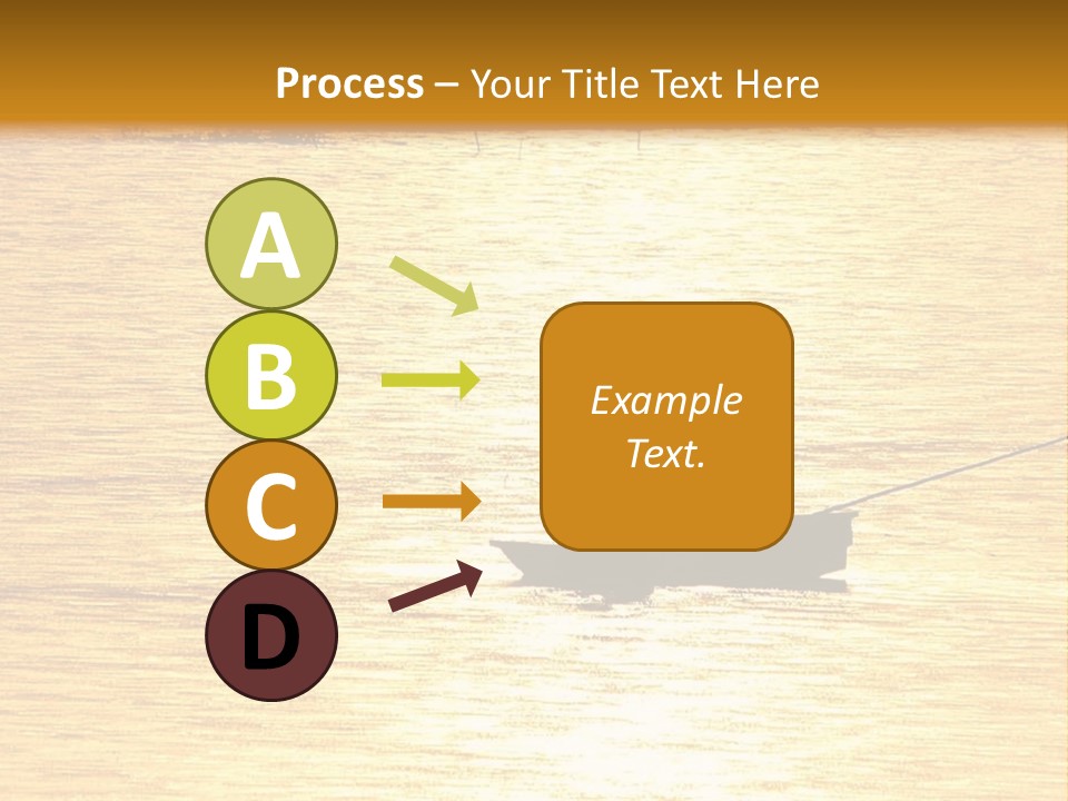 A Person In A Boat On A Body Of Water PowerPoint Template