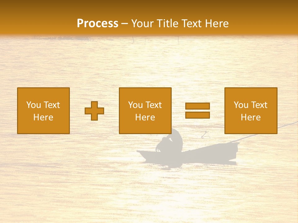 A Person In A Boat On A Body Of Water PowerPoint Template