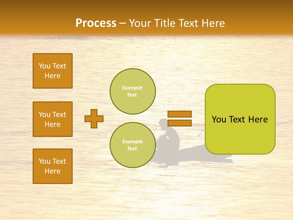 A Person In A Boat On A Body Of Water PowerPoint Template