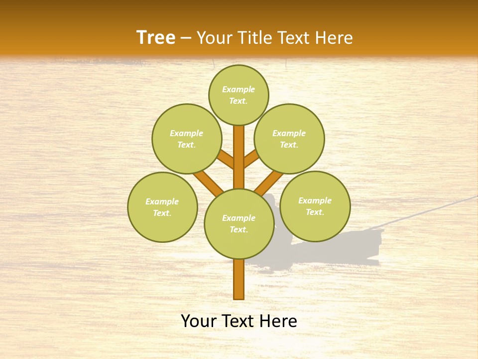 A Person In A Boat On A Body Of Water PowerPoint Template