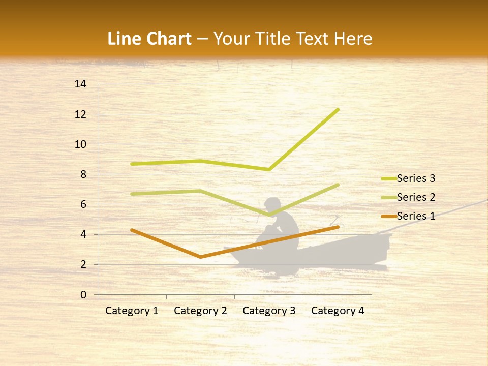 A Person In A Boat On A Body Of Water PowerPoint Template