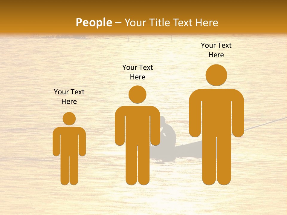 A Person In A Boat On A Body Of Water PowerPoint Template