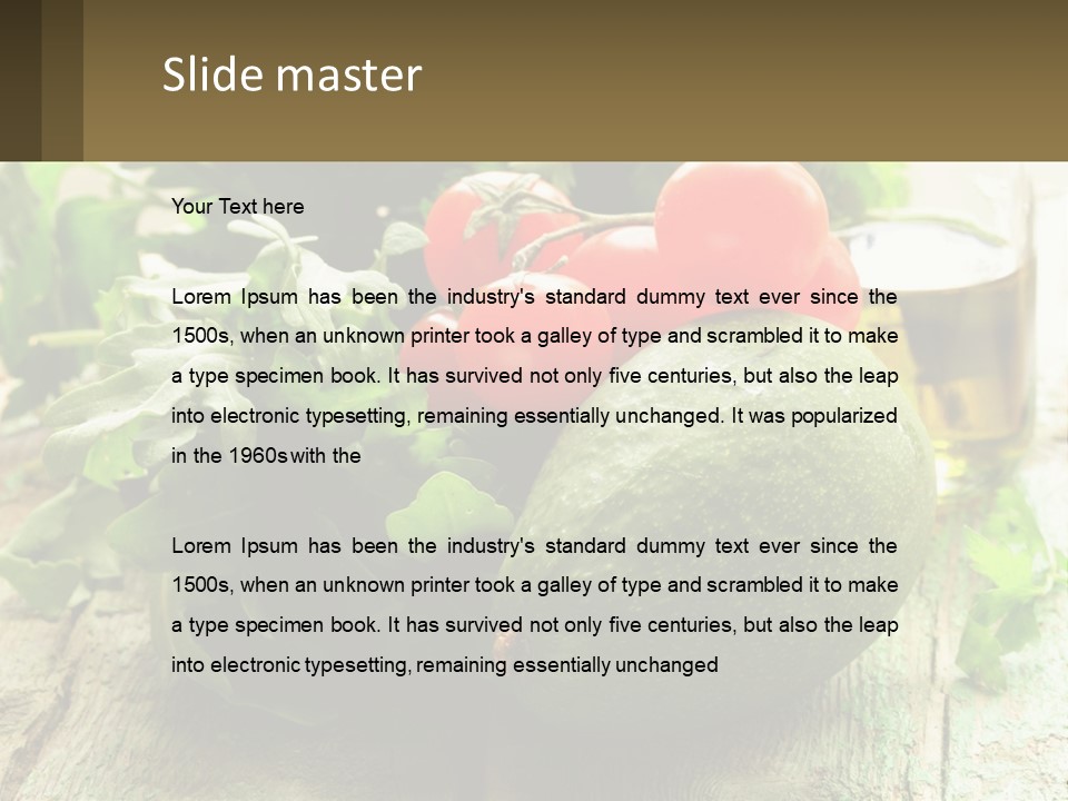 A Bunch Of Vegetables Sitting On Top Of A Wooden Table PowerPoint Template