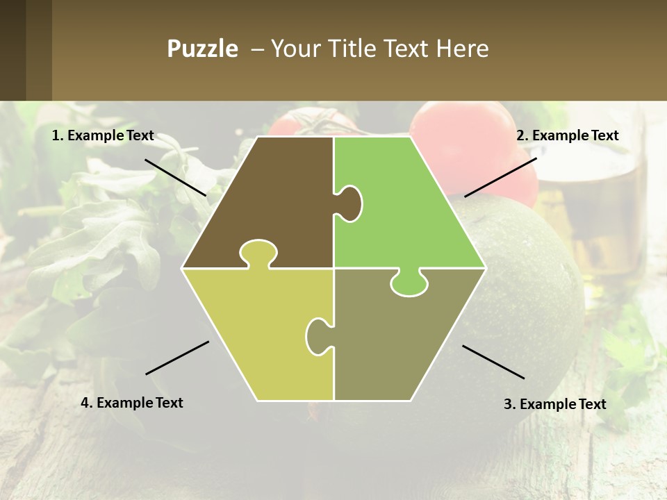 A Bunch Of Vegetables Sitting On Top Of A Wooden Table PowerPoint Template