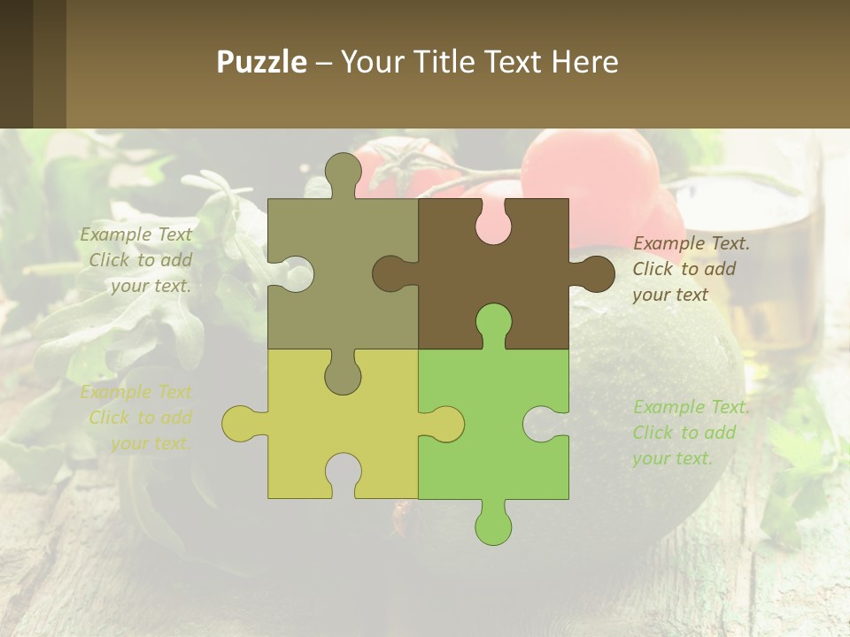 A Bunch Of Vegetables Sitting On Top Of A Wooden Table PowerPoint Template