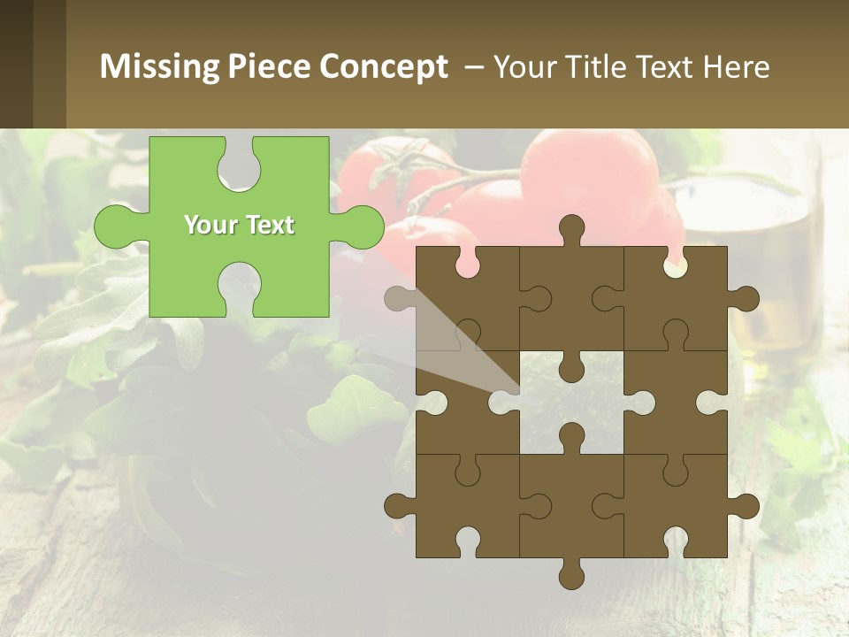 A Bunch Of Vegetables Sitting On Top Of A Wooden Table PowerPoint Template