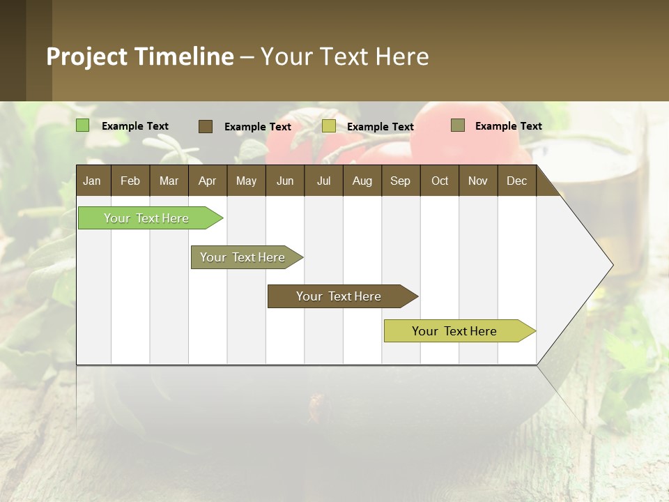 A Bunch Of Vegetables Sitting On Top Of A Wooden Table PowerPoint Template