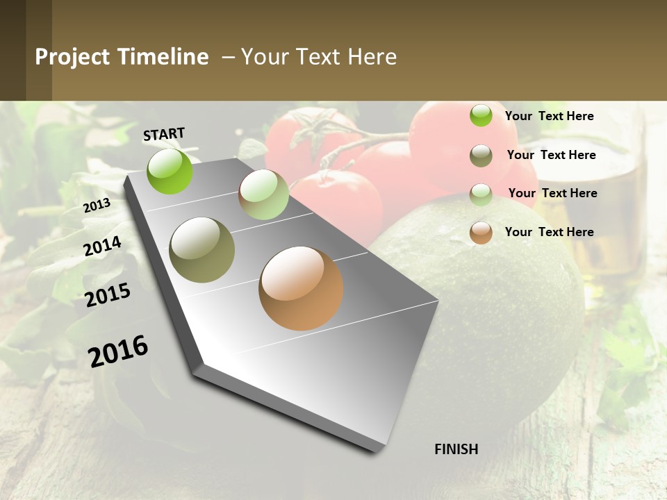 A Bunch Of Vegetables Sitting On Top Of A Wooden Table PowerPoint Template