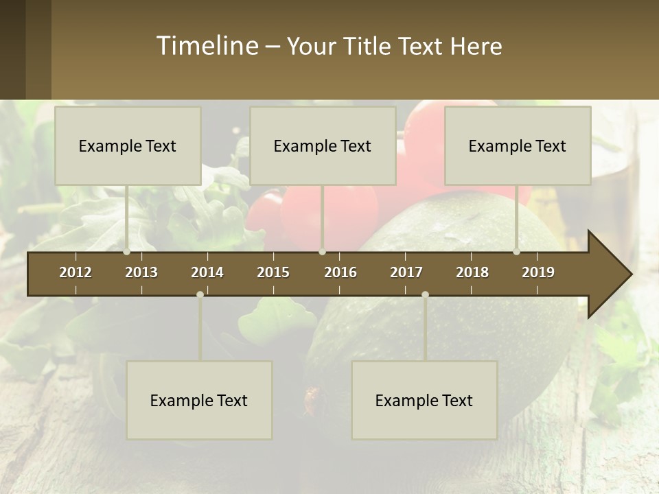 A Bunch Of Vegetables Sitting On Top Of A Wooden Table PowerPoint Template