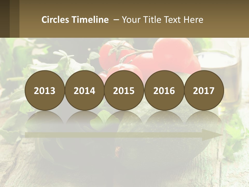 A Bunch Of Vegetables Sitting On Top Of A Wooden Table PowerPoint Template