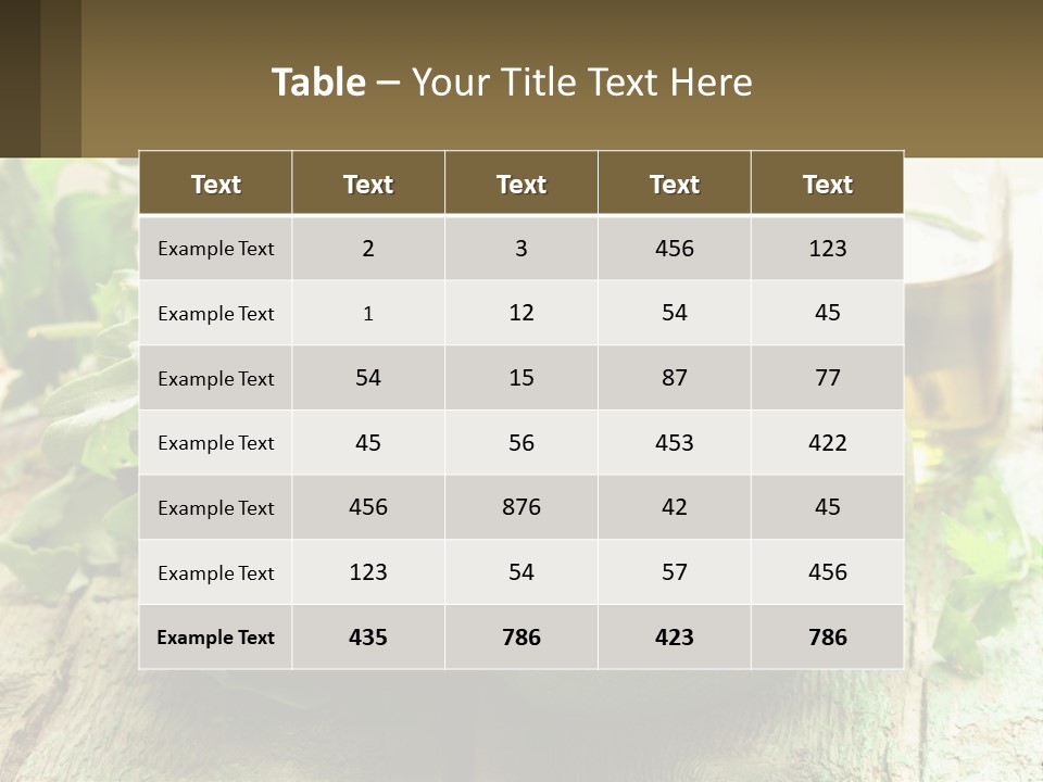 A Bunch Of Vegetables Sitting On Top Of A Wooden Table PowerPoint Template