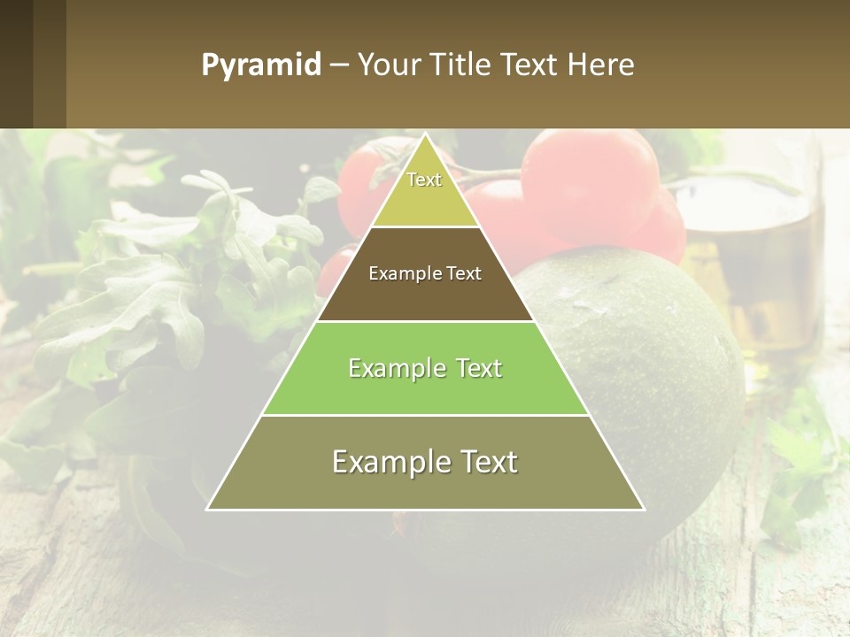 A Bunch Of Vegetables Sitting On Top Of A Wooden Table PowerPoint Template