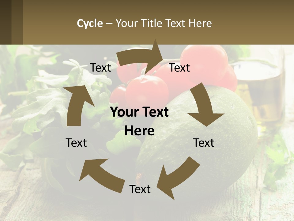 A Bunch Of Vegetables Sitting On Top Of A Wooden Table PowerPoint Template