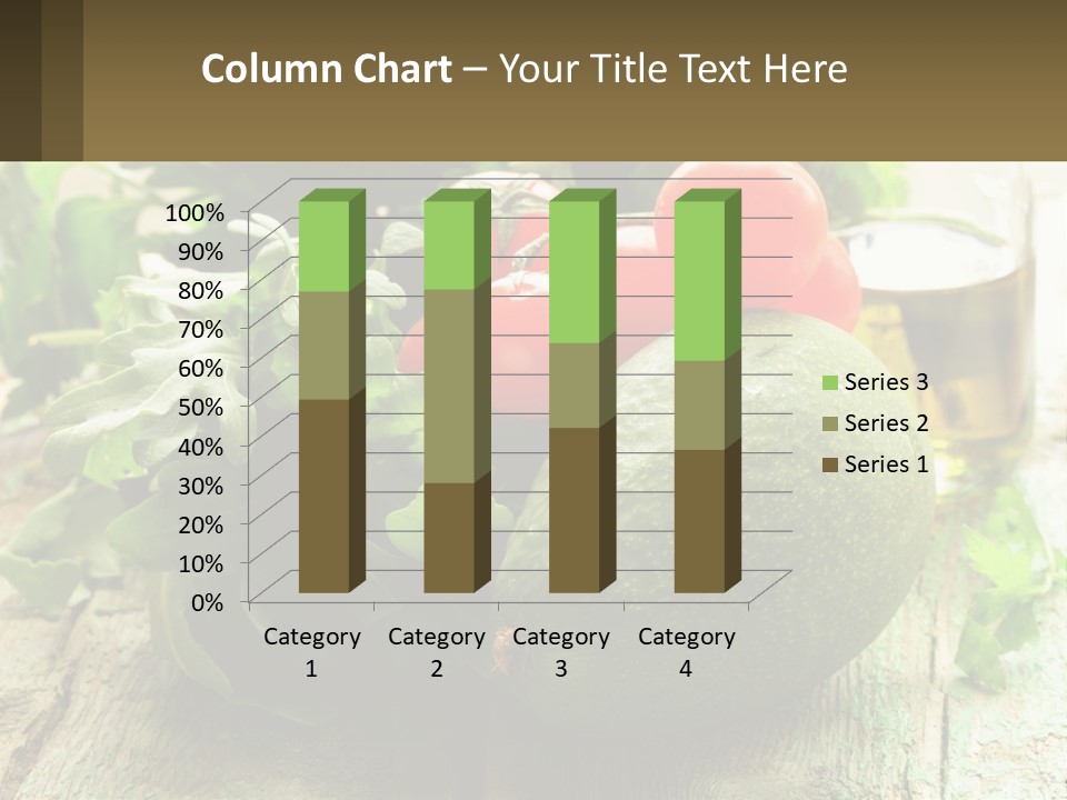 A Bunch Of Vegetables Sitting On Top Of A Wooden Table PowerPoint Template
