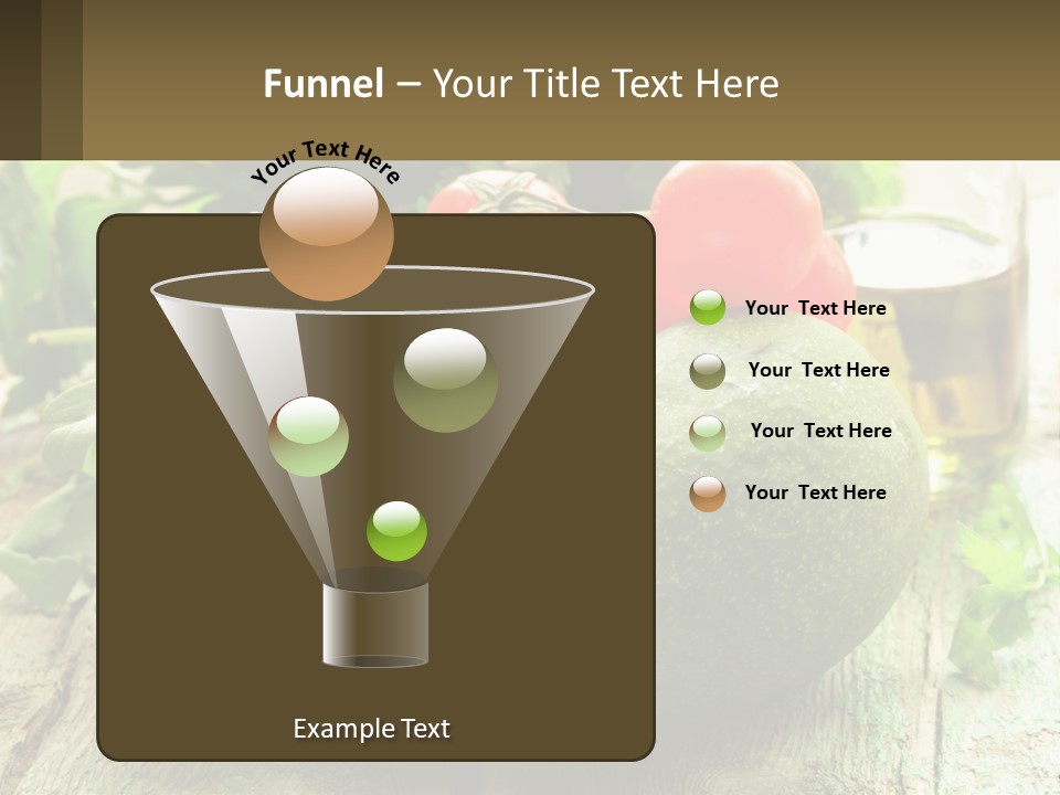 A Bunch Of Vegetables Sitting On Top Of A Wooden Table PowerPoint Template