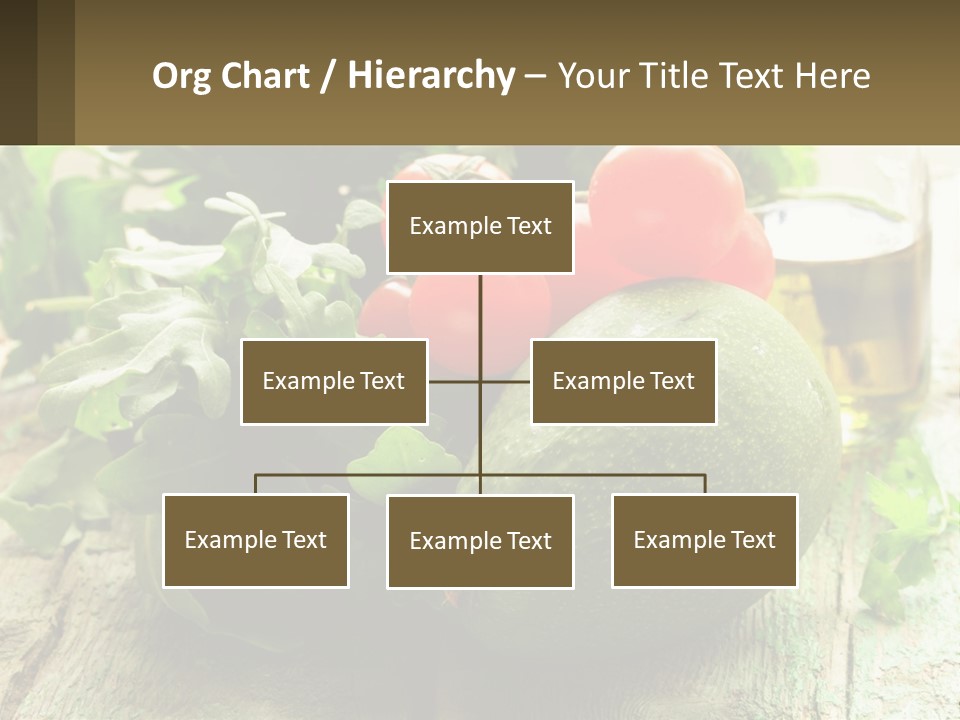 A Bunch Of Vegetables Sitting On Top Of A Wooden Table PowerPoint Template