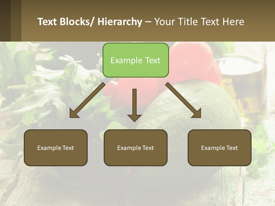 A Bunch Of Vegetables Sitting On Top Of A Wooden Table PowerPoint Template