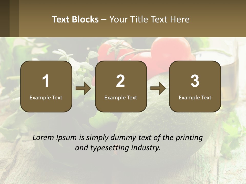 A Bunch Of Vegetables Sitting On Top Of A Wooden Table PowerPoint Template