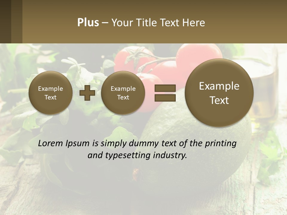 A Bunch Of Vegetables Sitting On Top Of A Wooden Table PowerPoint Template