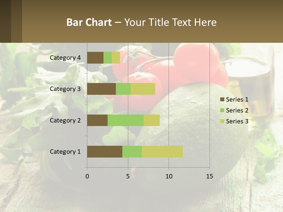 A Bunch Of Vegetables Sitting On Top Of A Wooden Table PowerPoint Template
