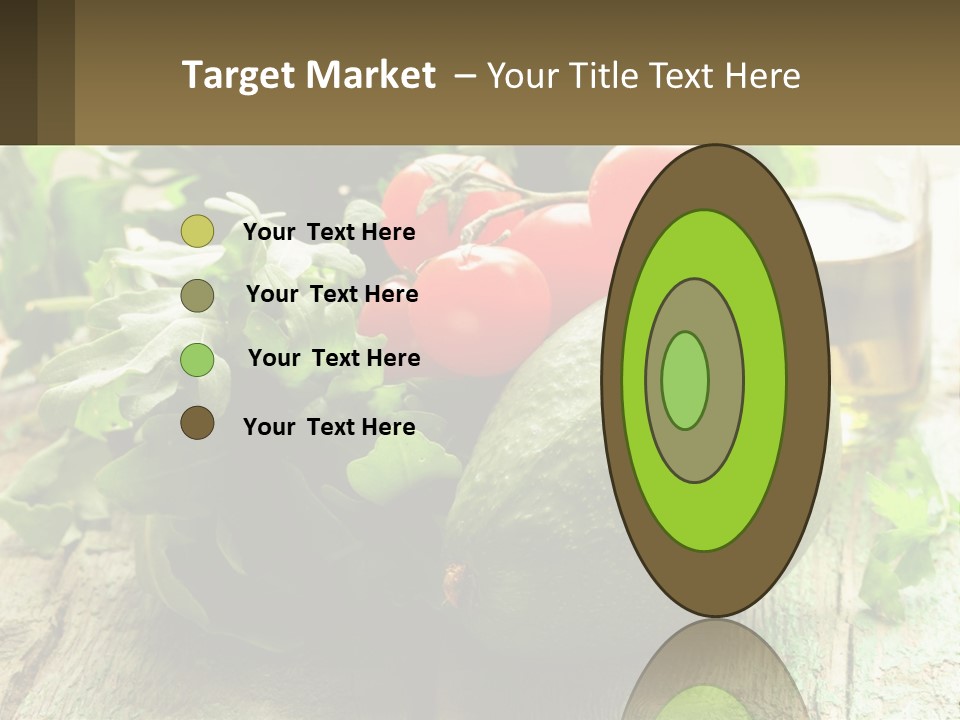 A Bunch Of Vegetables Sitting On Top Of A Wooden Table PowerPoint Template