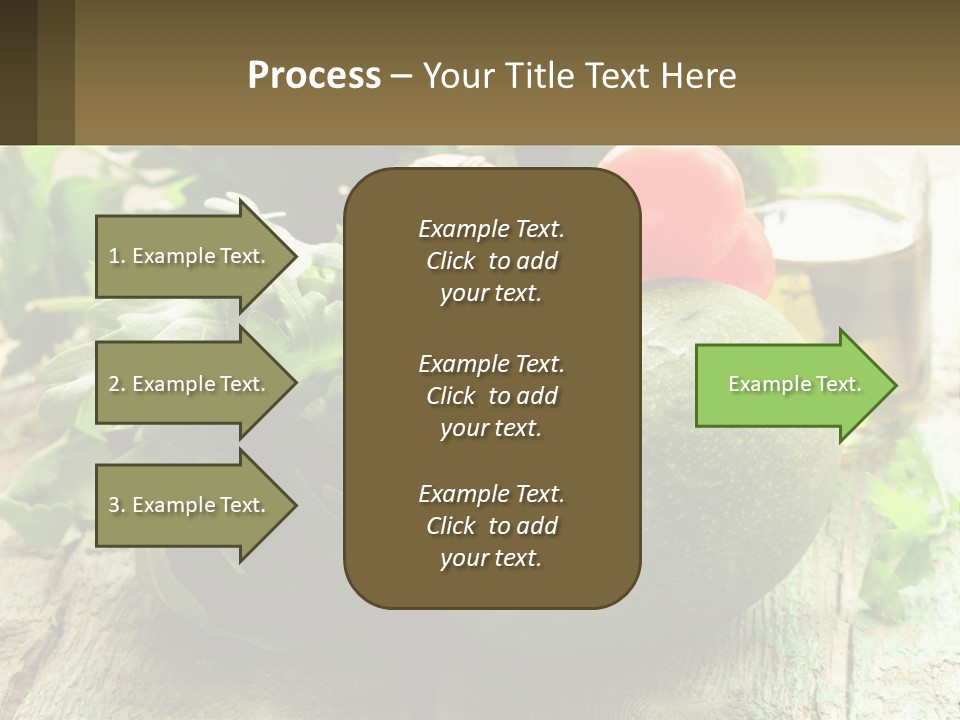 A Bunch Of Vegetables Sitting On Top Of A Wooden Table PowerPoint Template