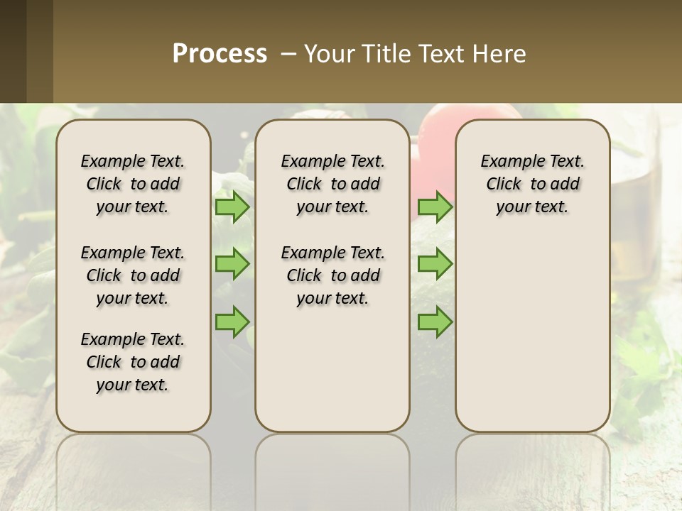 A Bunch Of Vegetables Sitting On Top Of A Wooden Table PowerPoint Template