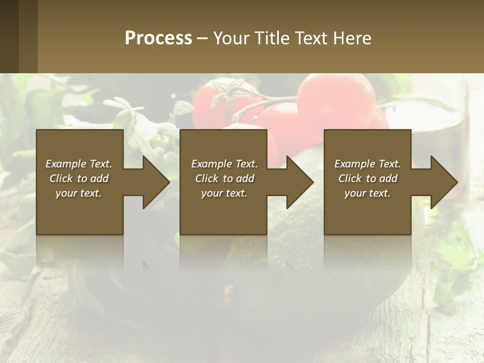 A Bunch Of Vegetables Sitting On Top Of A Wooden Table PowerPoint Template