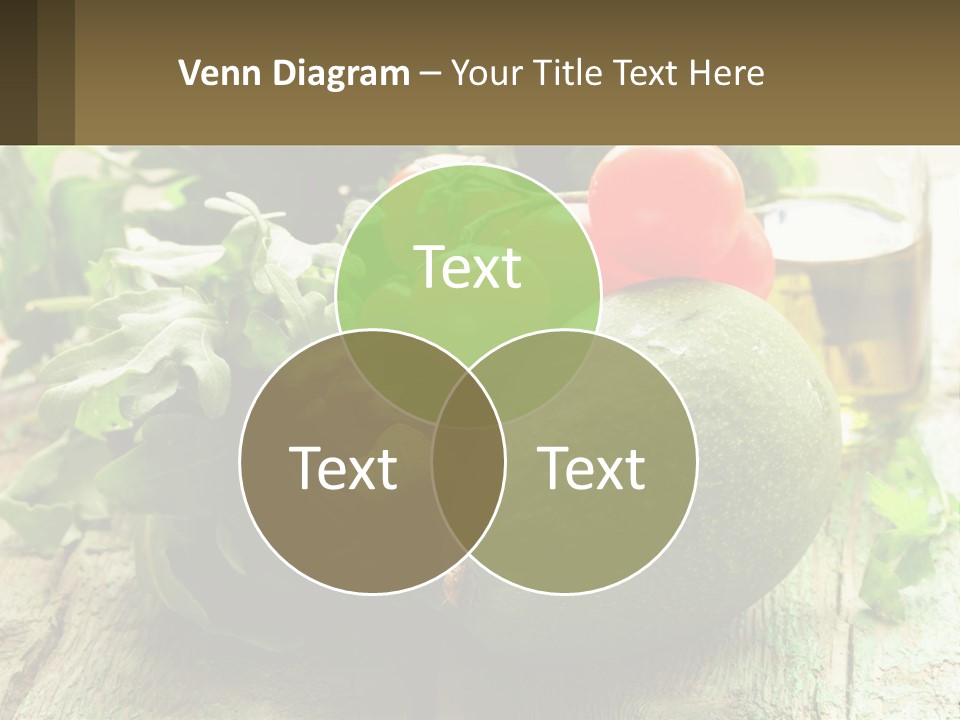 A Bunch Of Vegetables Sitting On Top Of A Wooden Table PowerPoint Template