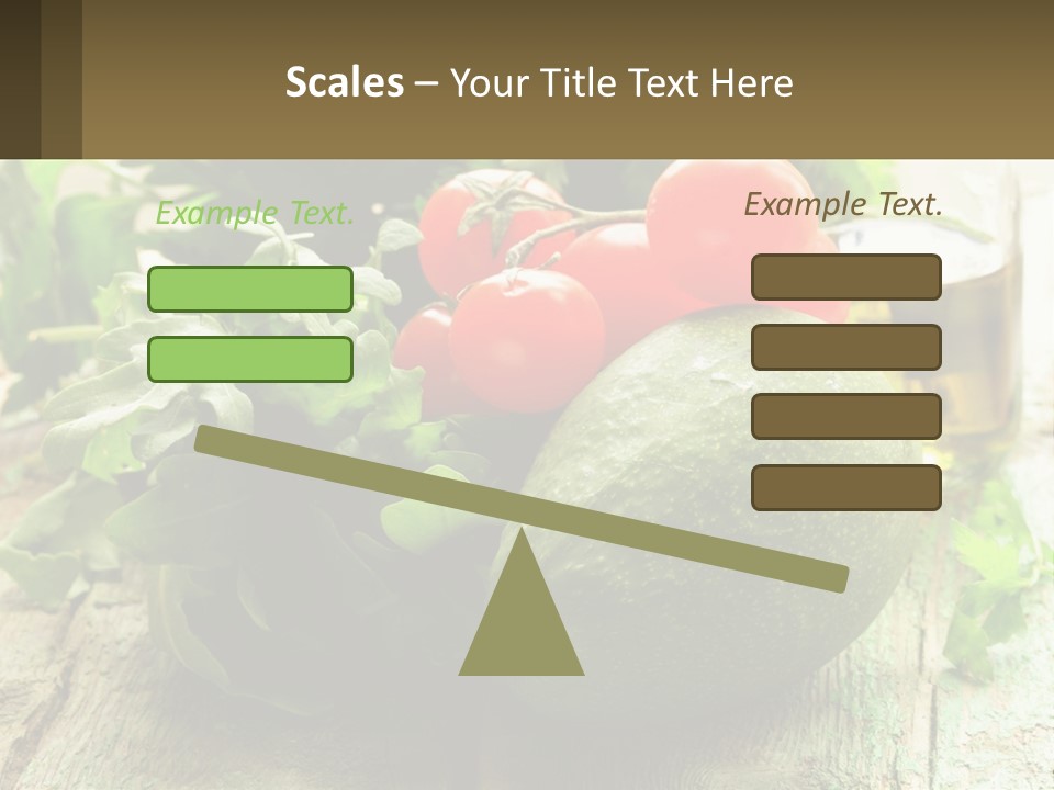 A Bunch Of Vegetables Sitting On Top Of A Wooden Table PowerPoint Template