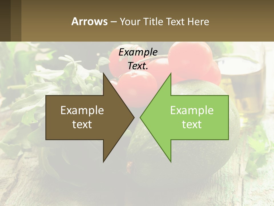 A Bunch Of Vegetables Sitting On Top Of A Wooden Table PowerPoint Template