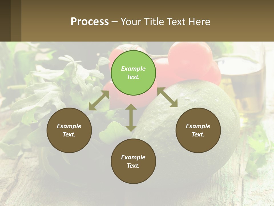 A Bunch Of Vegetables Sitting On Top Of A Wooden Table PowerPoint Template