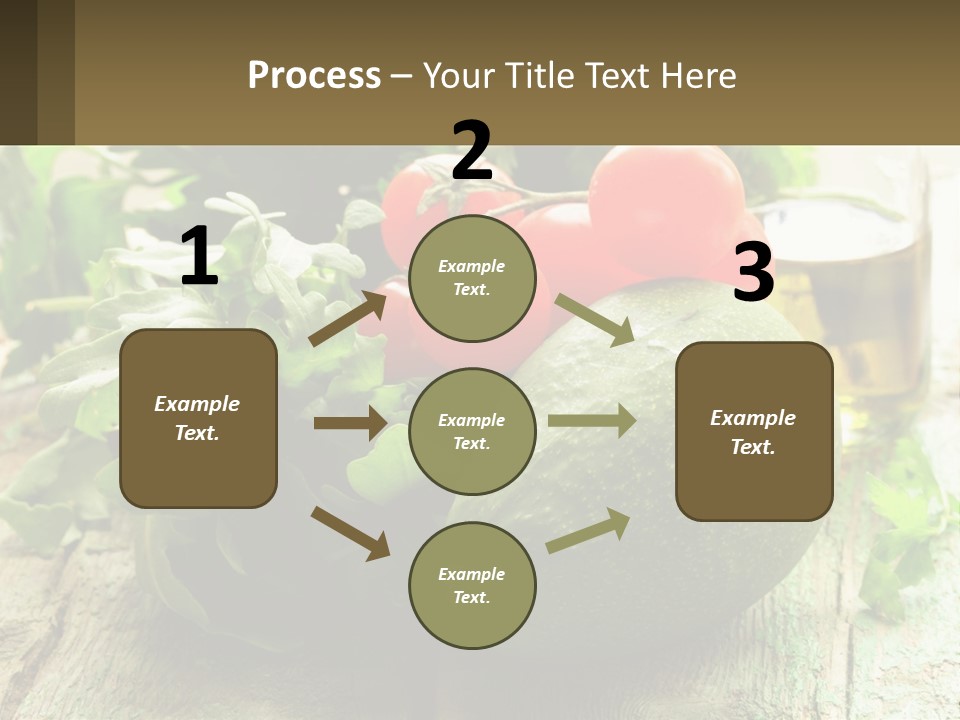 A Bunch Of Vegetables Sitting On Top Of A Wooden Table PowerPoint Template