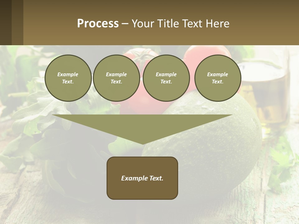 A Bunch Of Vegetables Sitting On Top Of A Wooden Table PowerPoint Template