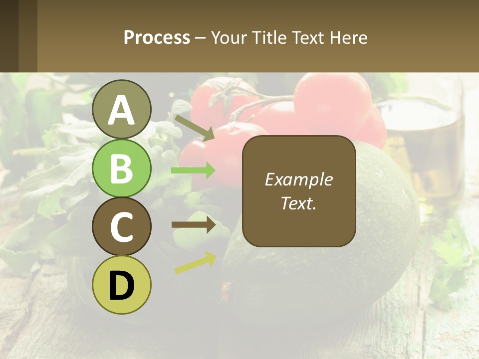 A Bunch Of Vegetables Sitting On Top Of A Wooden Table PowerPoint Template