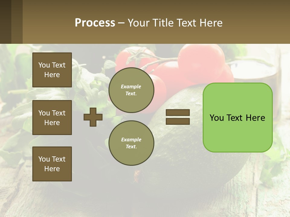 A Bunch Of Vegetables Sitting On Top Of A Wooden Table PowerPoint Template
