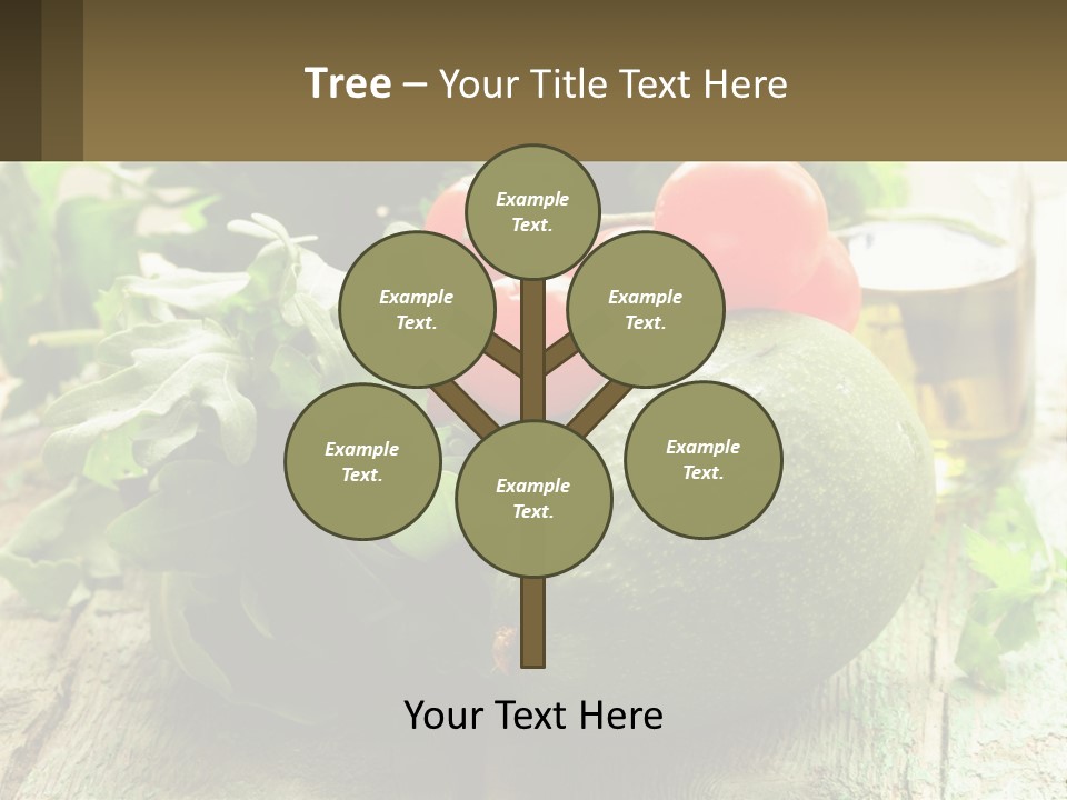 A Bunch Of Vegetables Sitting On Top Of A Wooden Table PowerPoint Template