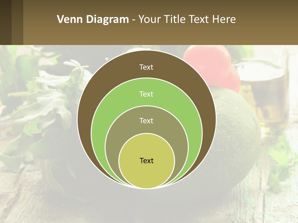 A Bunch Of Vegetables Sitting On Top Of A Wooden Table PowerPoint Template