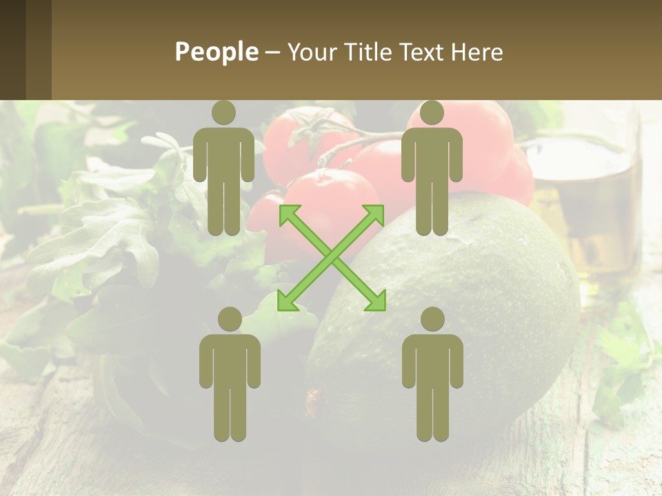 A Bunch Of Vegetables Sitting On Top Of A Wooden Table PowerPoint Template