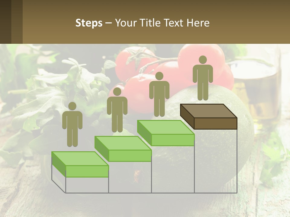 A Bunch Of Vegetables Sitting On Top Of A Wooden Table PowerPoint Template